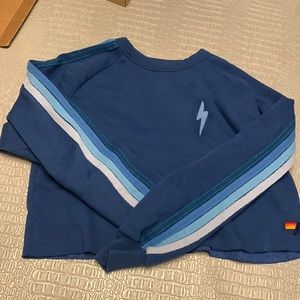 Aviator Nation Cropped Crewneck